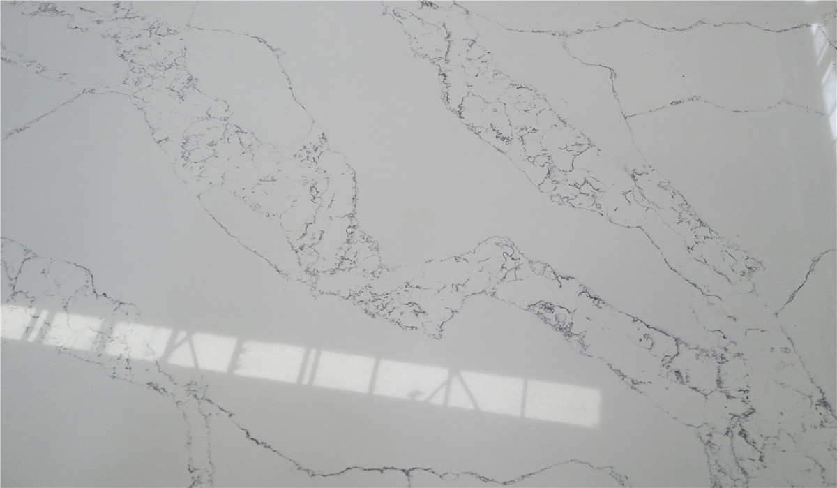 Calacatta quartz stone 1546 , calacatta marble, Calacatta Quartz Slab