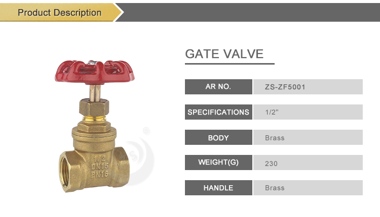 Competitive price manual slide water 1/2 inch handwheel brass stop cock sluice gate valve