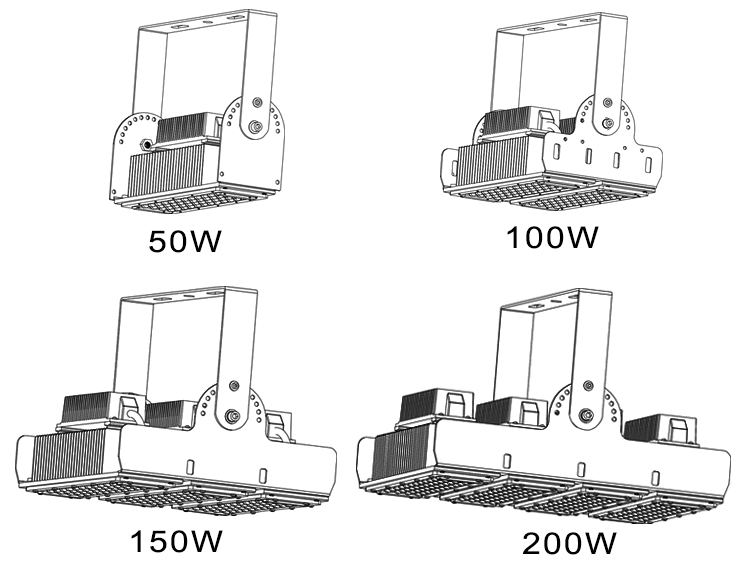 CE RoHS Approved IP65 outdoor 50w led tunnel lamp price