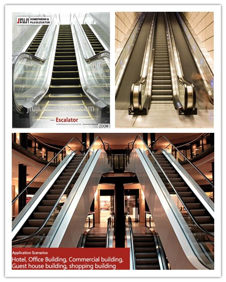 CE ISO approved JFUJI VVVF automatic escalator cost | price escalator | escalator parts