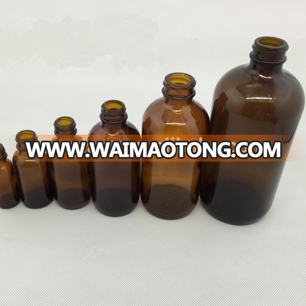 60ml,120ml,250ml,500ml amber boston bottle with bakelite cap