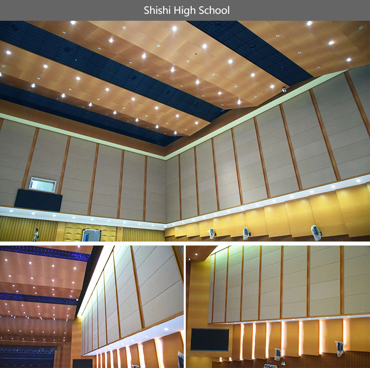 TianGe Sound-Absorbing Soundproof Insulation Sandrock Acoustic Ceiling Panel Sound Proof Material Malaysia