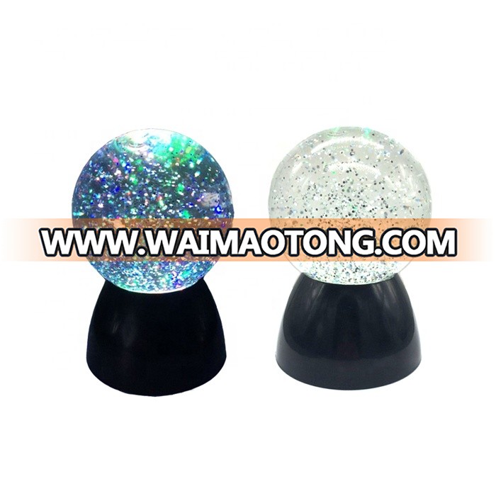 5.5"REVOLVING GLITTER WATER BALL LIGHT