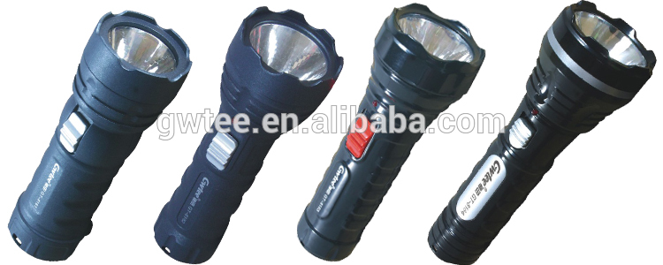 High capacity rechargeable flashlight led flashlight