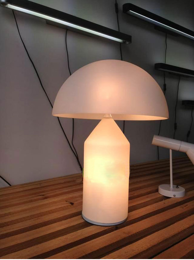 modern table lamp murano material manufacture housings for luminaires