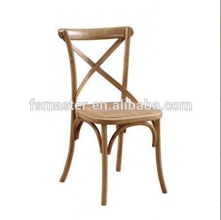 Antique x back wooden thonet dining chairs