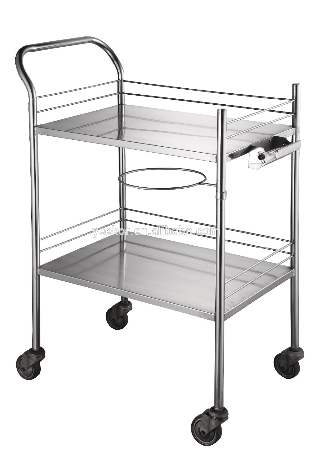 stainless steel medical trolley for treatment