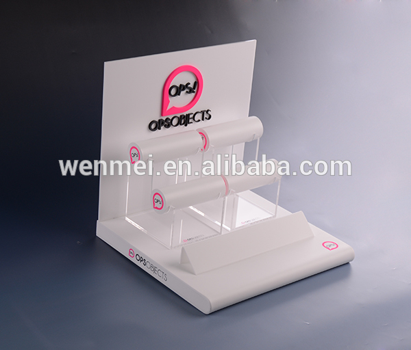 Famous Brand Acrylic PMMA Jewelry Display Counter Top Unit