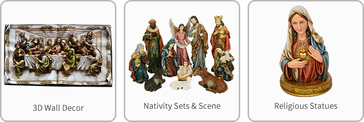 Three kings resin religious catholic figurines Promotional gifts