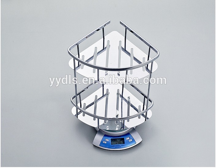 3160B Stainless Steel Bathroom Rack Bathroom Corner Basket Rack