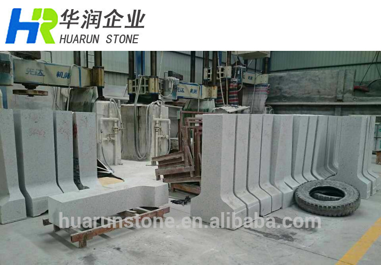 Bethel White Granite Stone Fencing, Facing, Curtain Walls