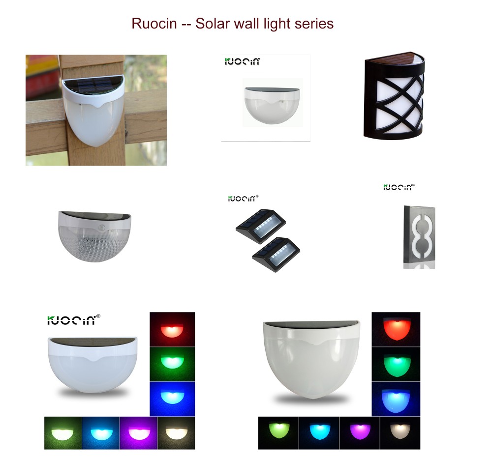 Courtyard wall light double color led panel light 9LED garden lighting