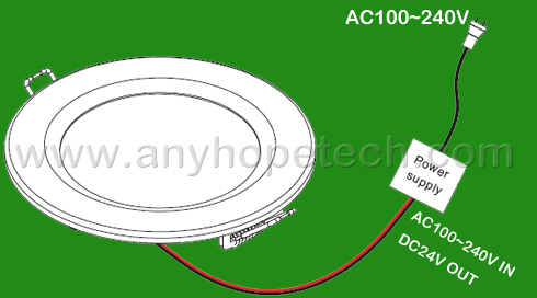 World class quality diameter 200mm 16watt round led suspended ceiling light