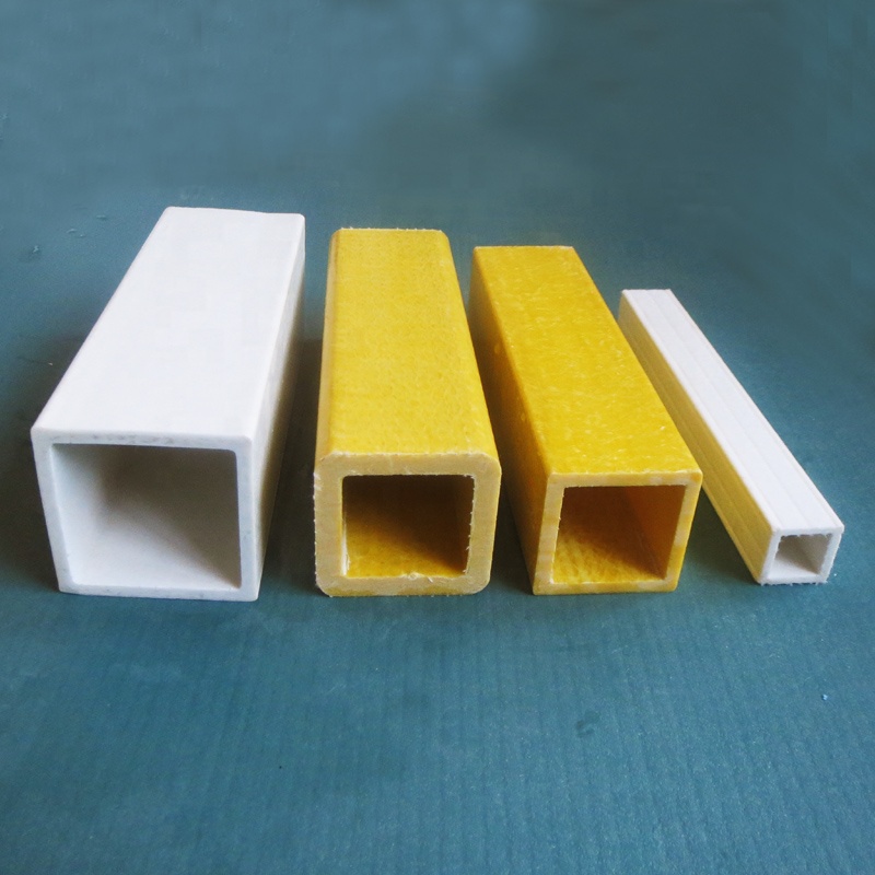 fiberglass square tube GFRP frame for wastewater treatment plant FRP support structures