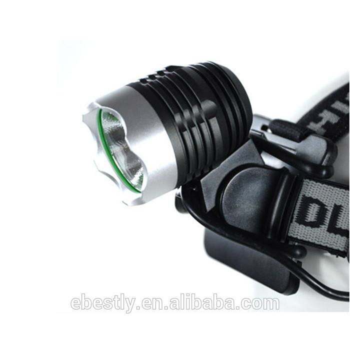 Super Brightness Aircraft Aluminum Led Headlamp 3-Mode Bicycle light rechargeable led headlamp