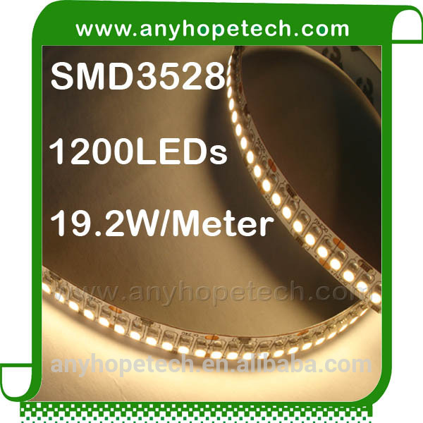 19.2w 240leds per m high CRI long life led commercial rope lighting