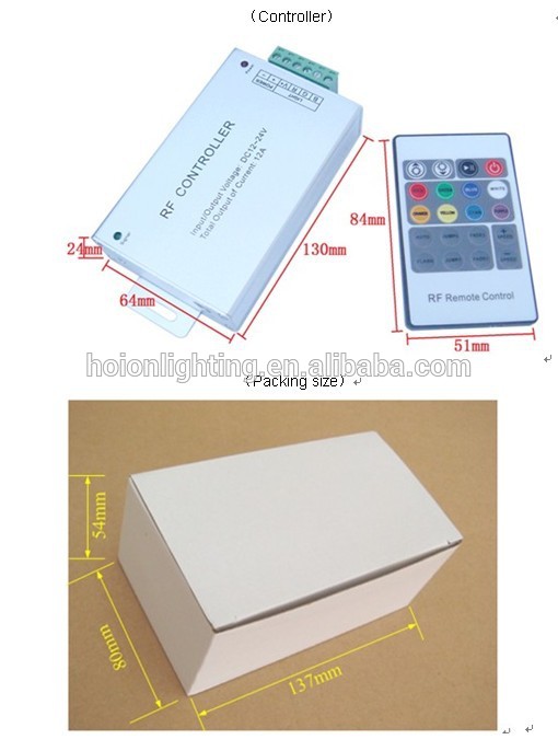 New RF 20 Keys 4 Channel RGBW LED Controller