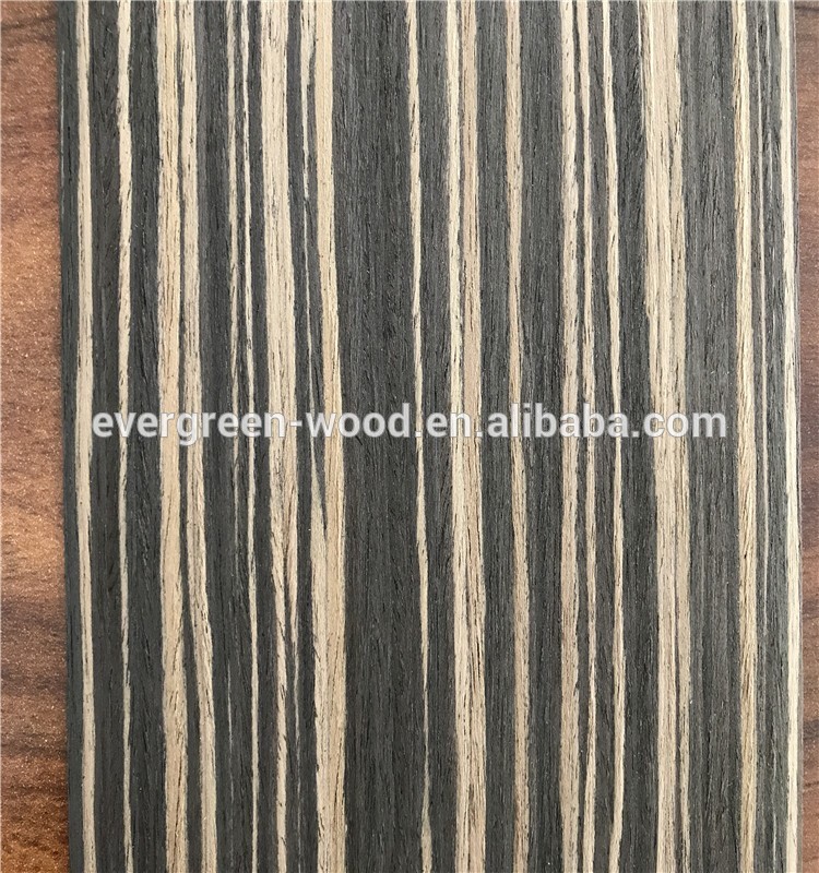 2*8 recon ebony veneer for plywood