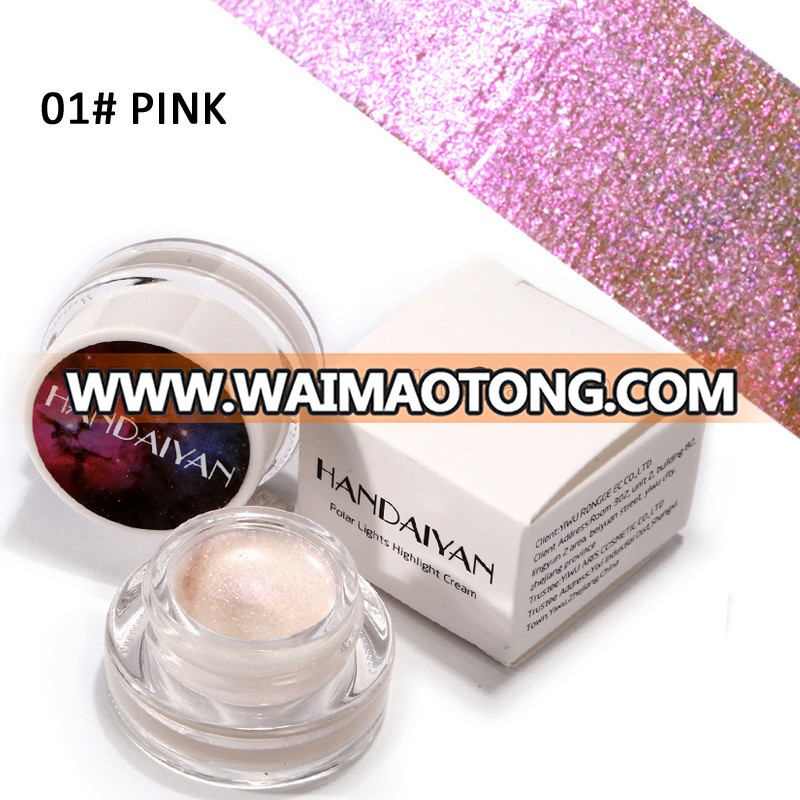 2017 Fashion Polar Rainbow Mernaid Diamond Eyeshadow beauty super Shiny metallic Glitter Powder Highlight Party makeup