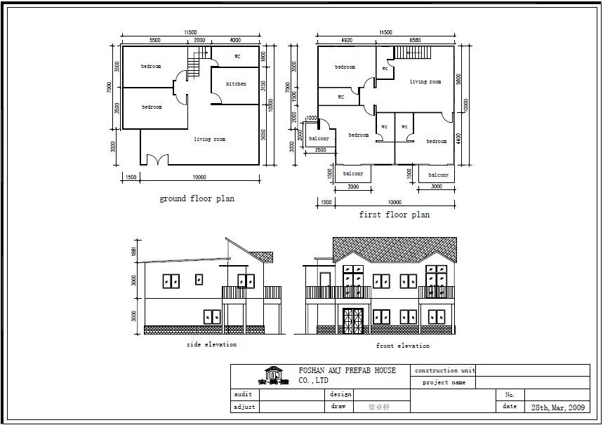 prefabricated villa-China AMJ