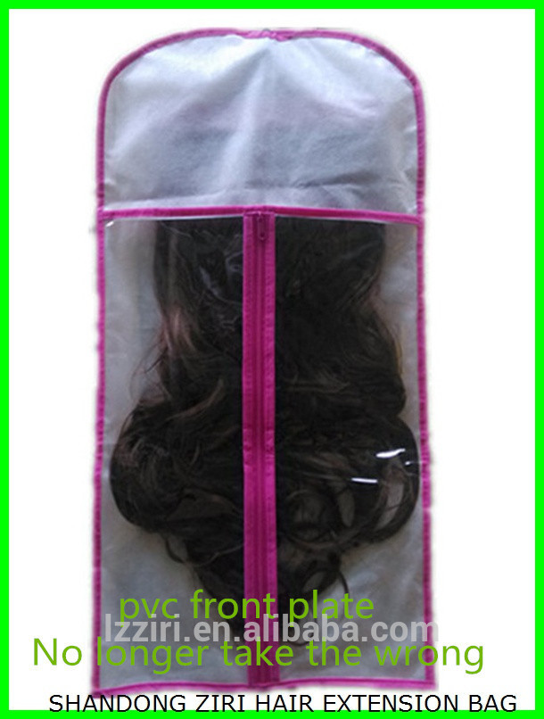 hot sell pvc hair extension bag mini garment bag in Europe