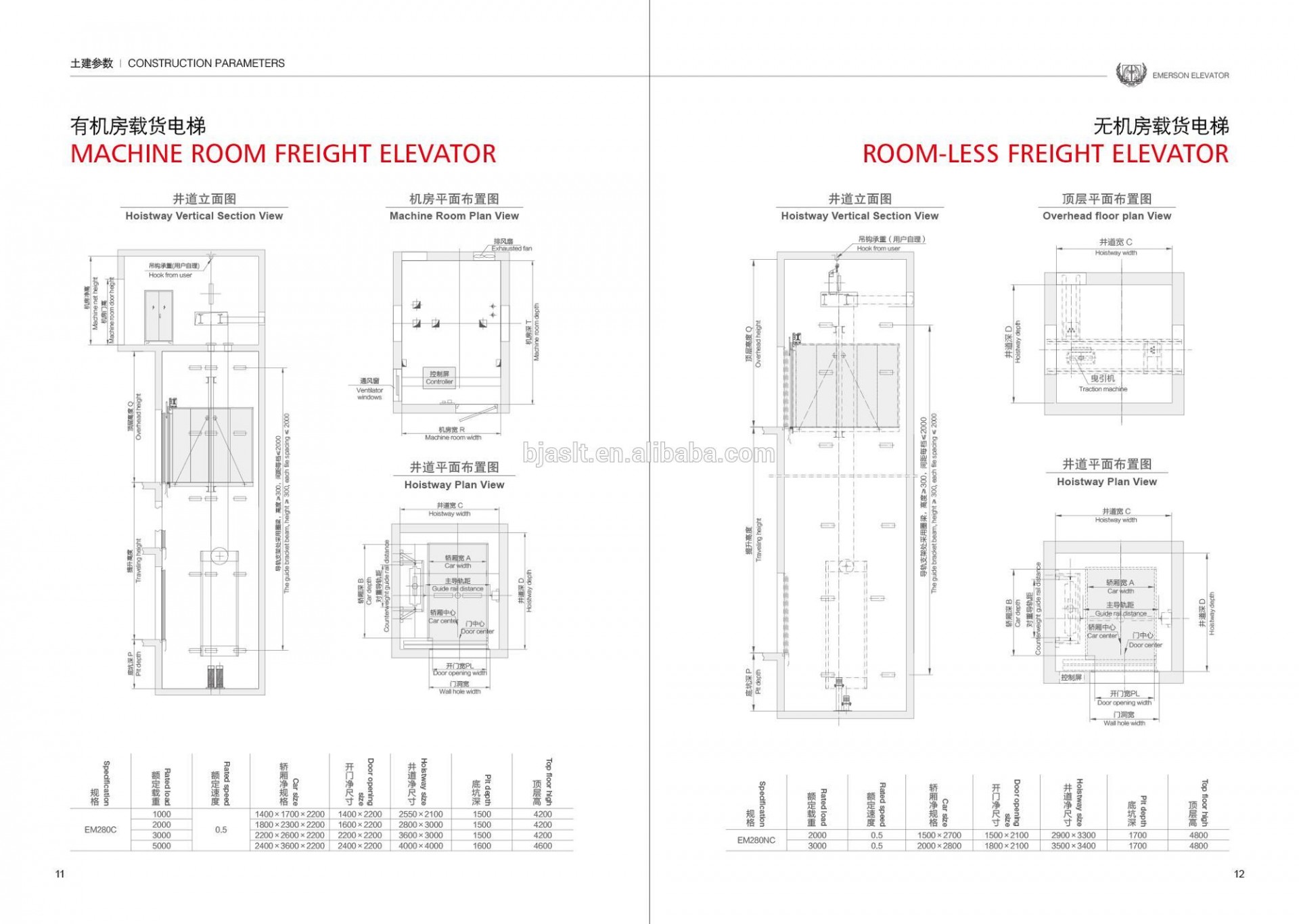 Freight Elevator Lift/ Cargo lift and goods elevator