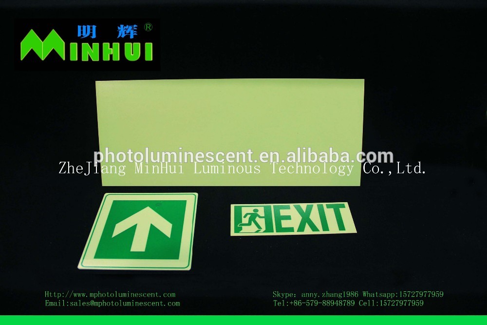 MINHUI Glow In Dark Aluminum Plate Luminous Aluminum Plate Luminous Aluminum Board