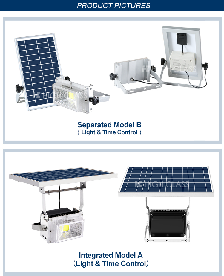 High brightness 10w 15w 20w ip65 waterproof outdoor led solar flood light price