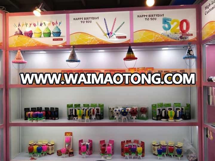 High Quality And Cheaper Price Football Birthday Candle Clear Floating Candles Firework