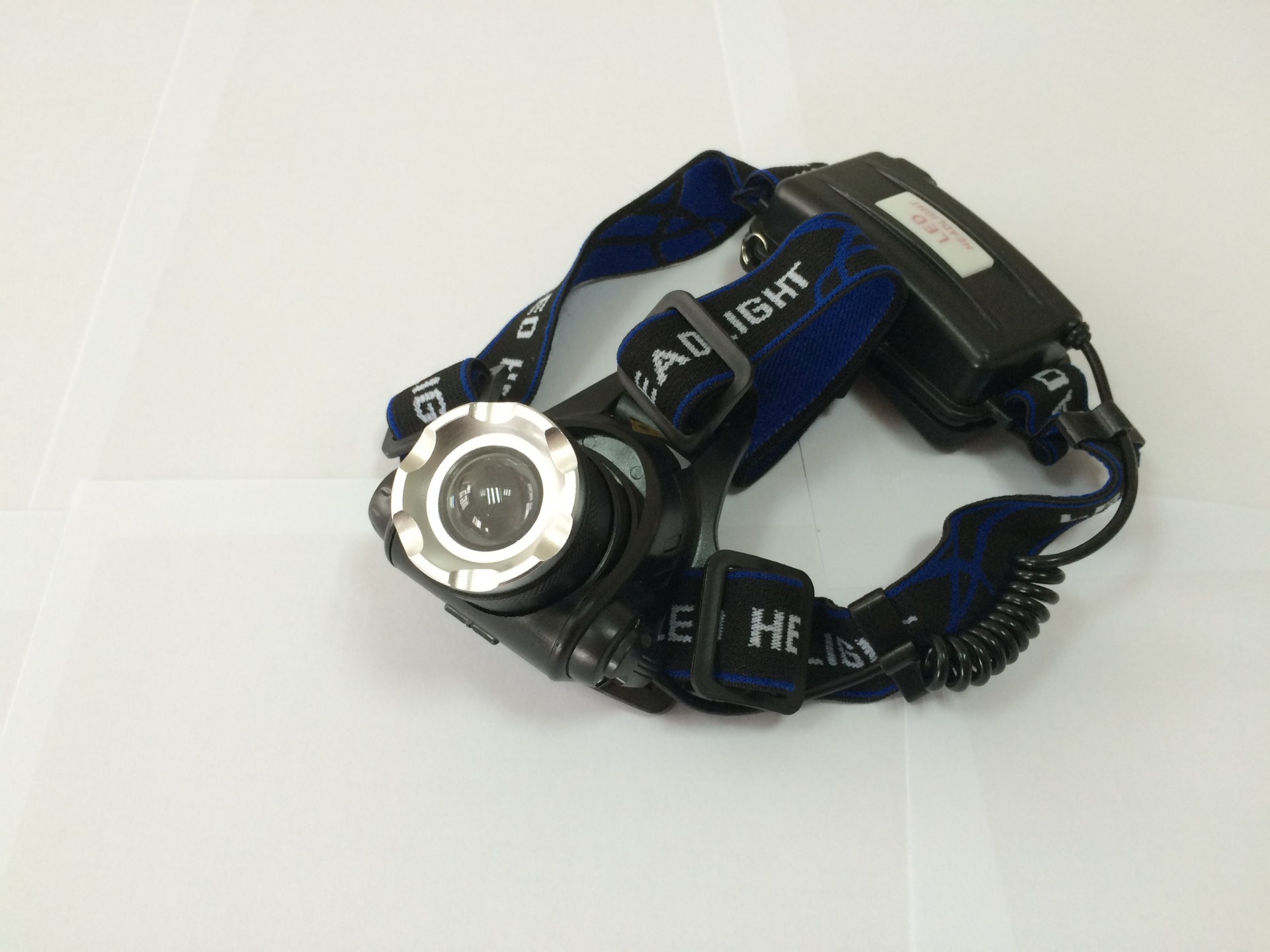 High power led rechargeable headlamp for outdoor