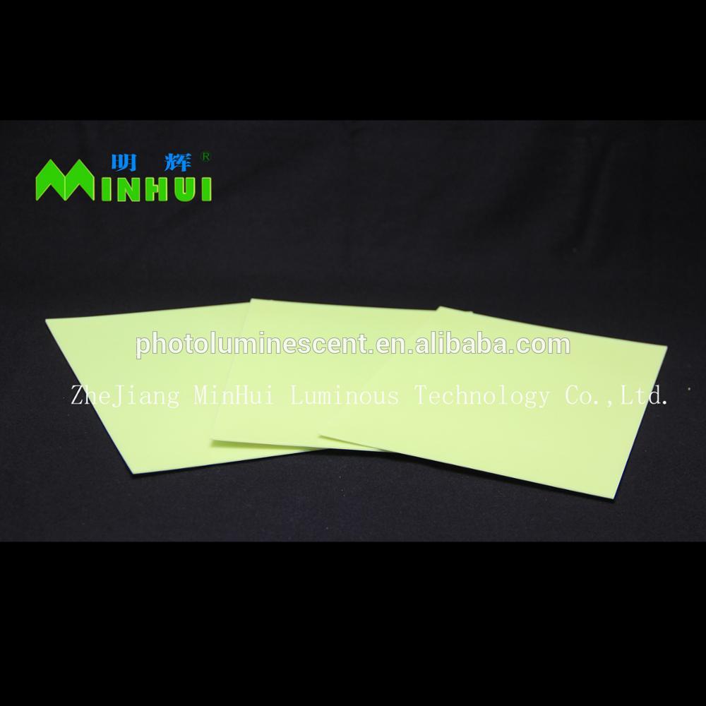 Glow In The Dark Sheet With Blue-green Color