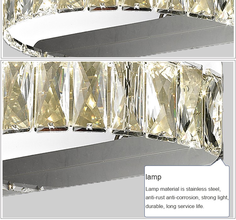 Best Price Crystal Wall Lamps Newest Design Crystal Decorative Side Light LED Wall Lamp Modern