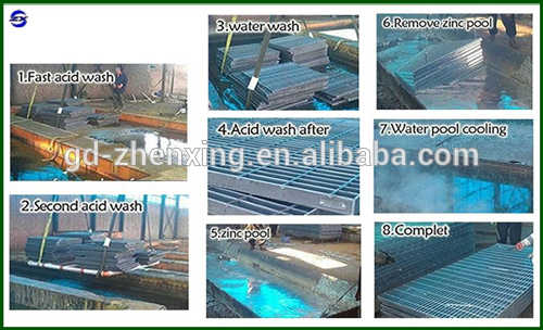 Hot dipped galvanised steel driveway grates grating / steel grating / grating