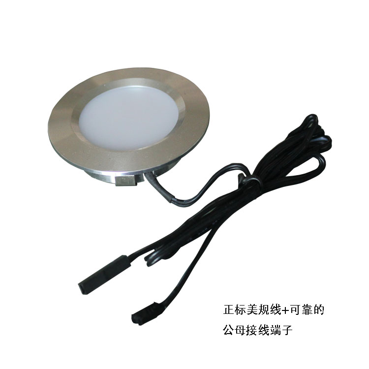 surface and recessed mounting 2 in 1 2w LED cabinet lights