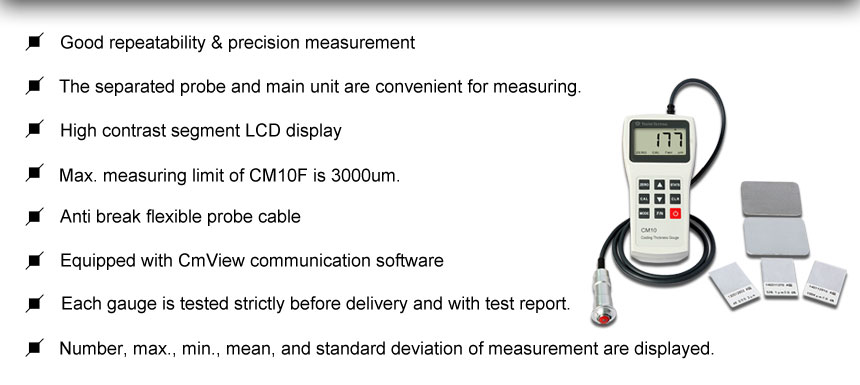 high accurate digital thickness gauge portable paint thickness gauge