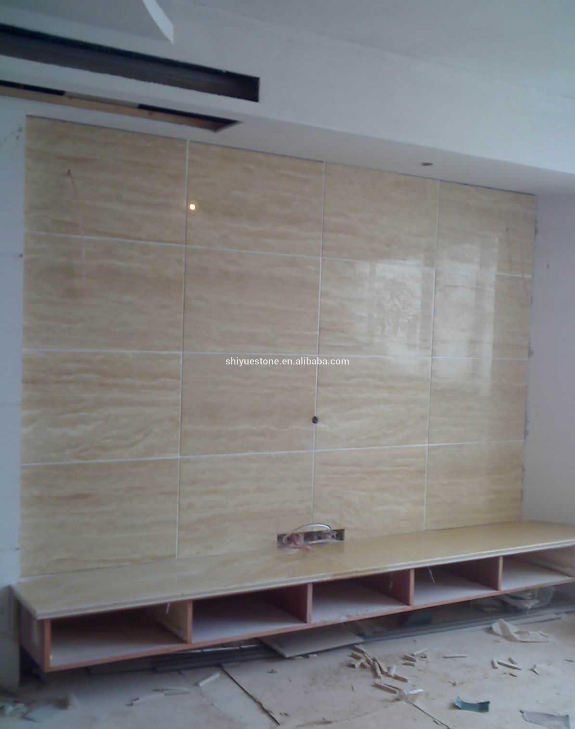 Coffee travertine marble m2 price