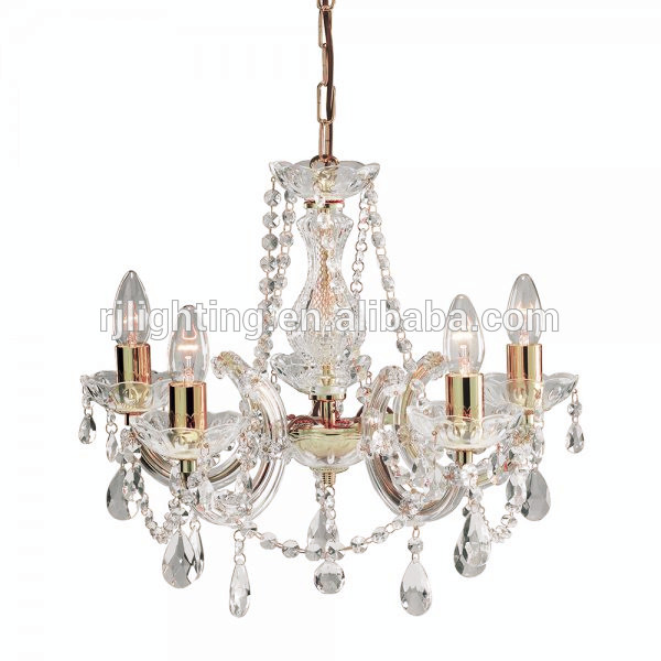 8 Lights Silver Bohemian Crystal Glass Chandelier wedding banquet decorations event lighting