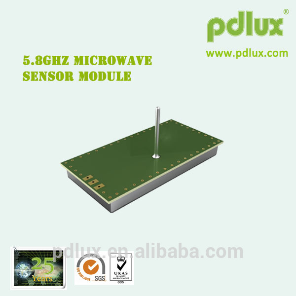 PDLUX 5.8GHZ 360 degree C-Band microwave motion sensor module