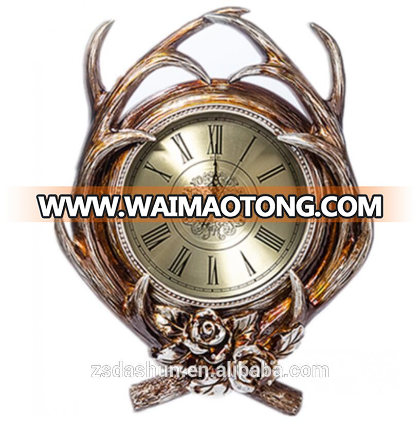 decorative wall clocks antique gold