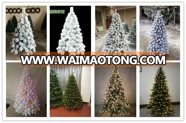 Wholesale pvc 270cm artificial christmas garland hang christmas tree decoration