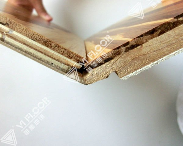 Hot sales click-lock strand woven bamboo flooring