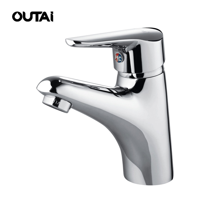 High quality corrosion resistant ceramic cartridge chrome bathroom faucets