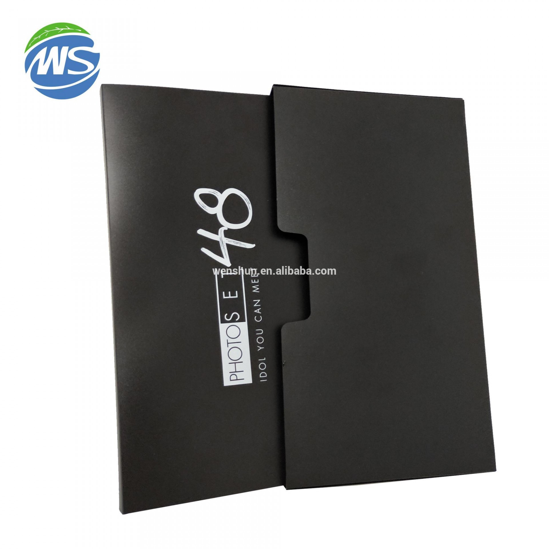 Plastic Black PP Photo Album With Box, 3 Layer Inner Pocket Photo Album