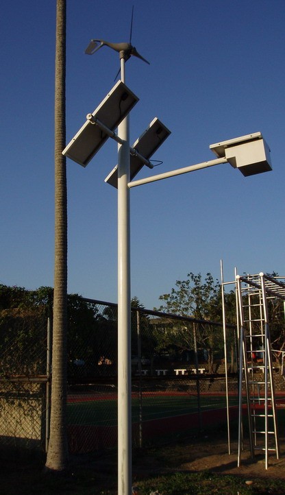 Ongoing project for park solar outdoor led street lighting