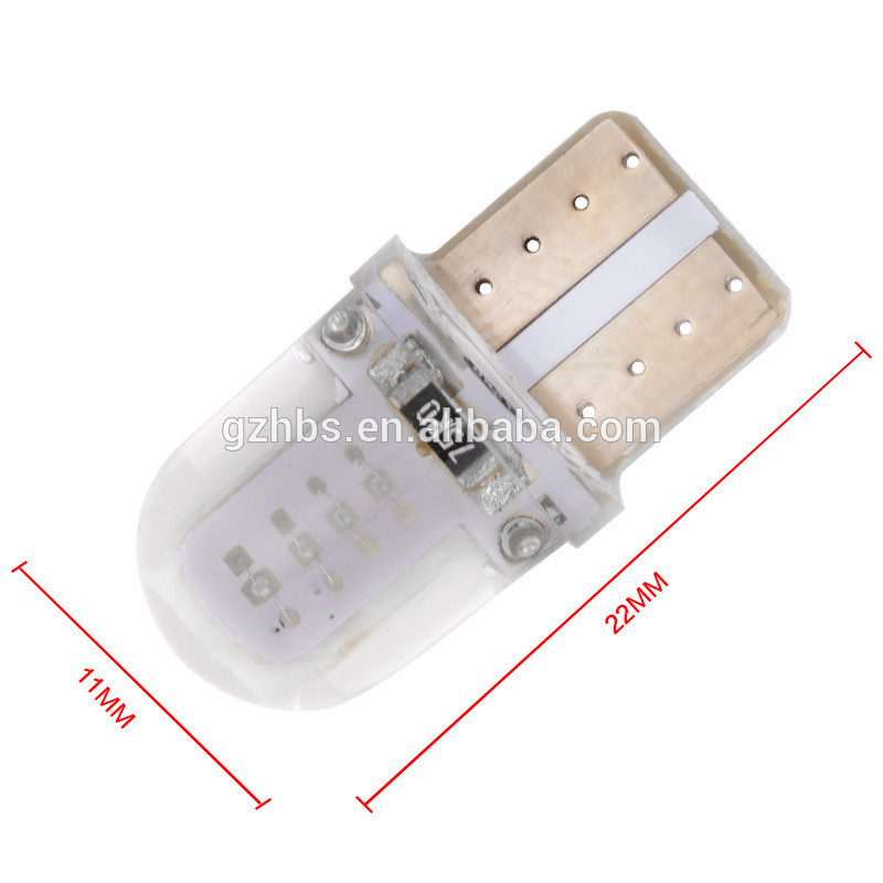 Silicone Waterproof wholesale t10 lamp led for 501 194 led automotive 194 259 280 285 447 automotive led