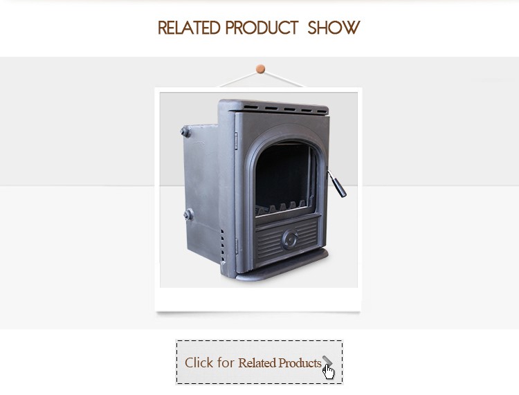 New designed HiFlame wood stove with water jacket