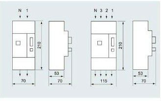 Wenzhou factory 2P and 4P type adjustable earth leakage circuit breaker