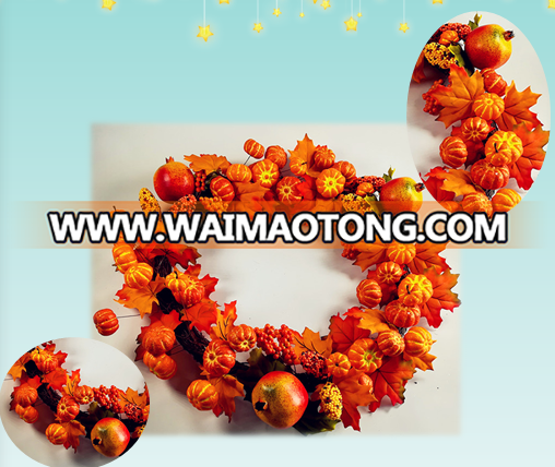 Autumn Harvest Pumpkin Decorative Wreaths