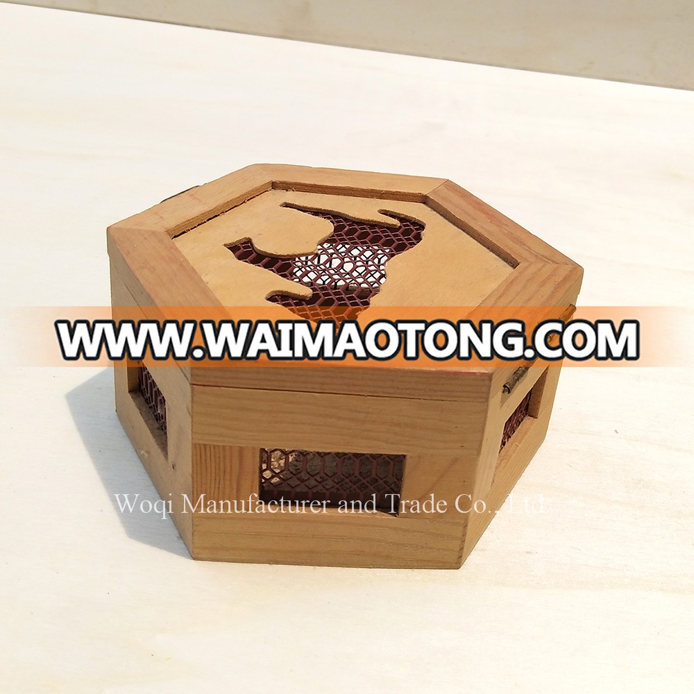 Woqi Elegant gift box . Art nouveau style. Laser cut Wood boxes Chrismas gift