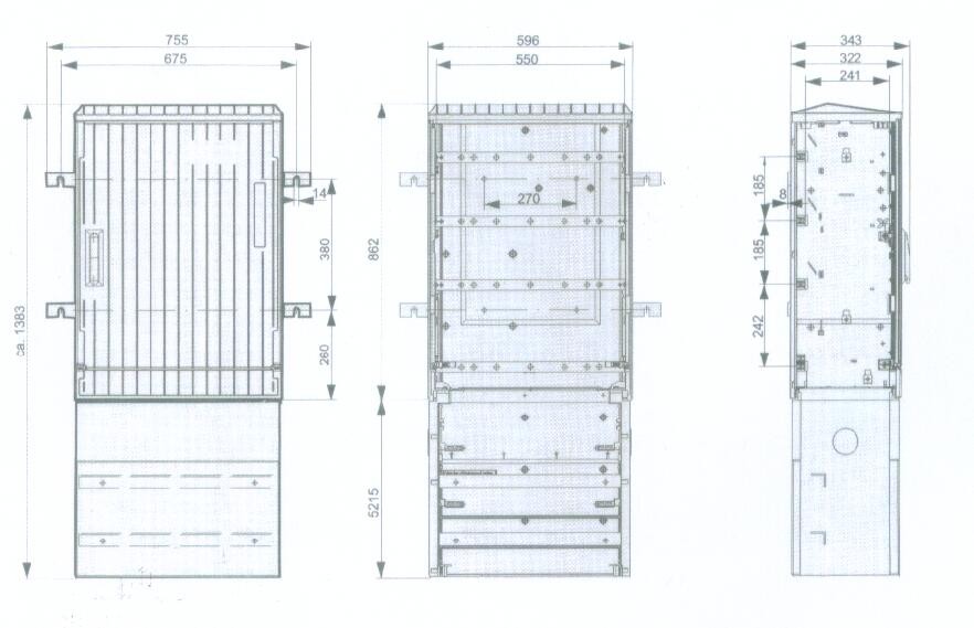 The power distribution cabinet